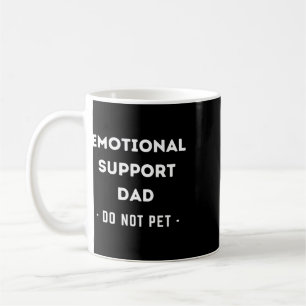 Caneca De Café Dono de Cachorro de Pai de Apoio Emocional Engraça