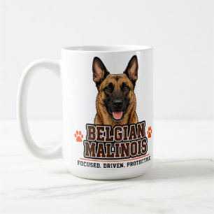 Caneca De Café 🐾 Dono de Malinois Belga Orgulho da Família 🐾