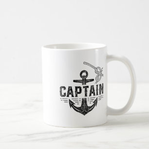 Caneca De Café Dono do barco capitão do navio amante do comandant