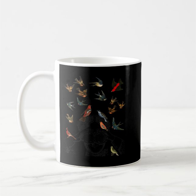 Caneca De Café Dons de observação de aves ornitóloga twitcher Bir (Esquerda)