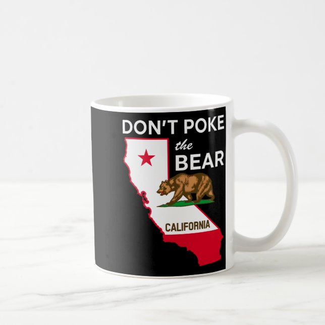 Caneca De Café Dont Ke The Bear California Republic Design  (Direita)