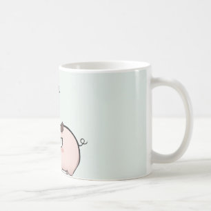 Caneca De Café Don't mess with he pig