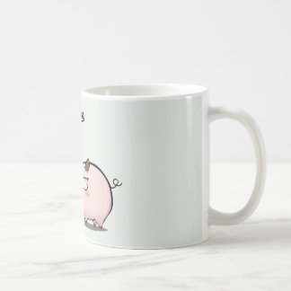 Caneca De Café Don't mess with he pig