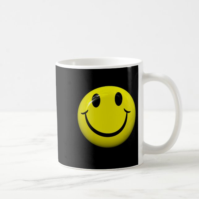 Caneca De Café Dont Worry Be Happy Face  (Direita)