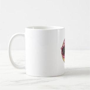 Caneca De Café Donut Legal com Óculos de Sol