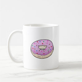 Caneca De Café Donut Rosa