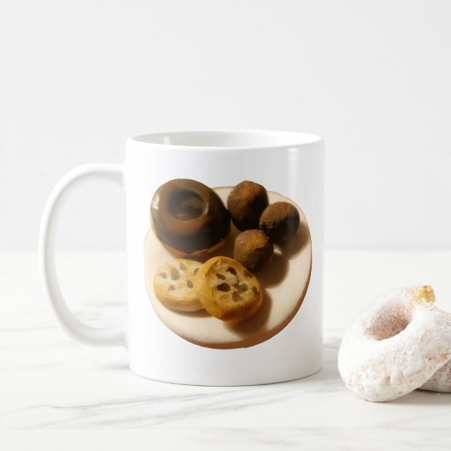 Caneca De Café Donuts and Cookies  (Com Donut)