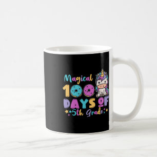 Caneca De Café Donuts de Unicórnio Fofo Mágico 100 Dias da 5ª Sér