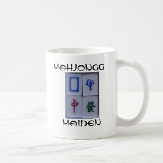 Caneca De Café Donzela de Mahjongg