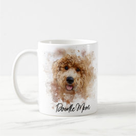 Caneca De Café Doodle Mãe Ouro Doodle
