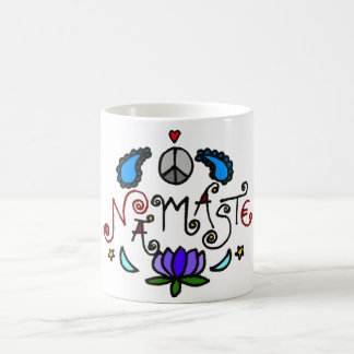 Caneca De Café Doodles de Namaste