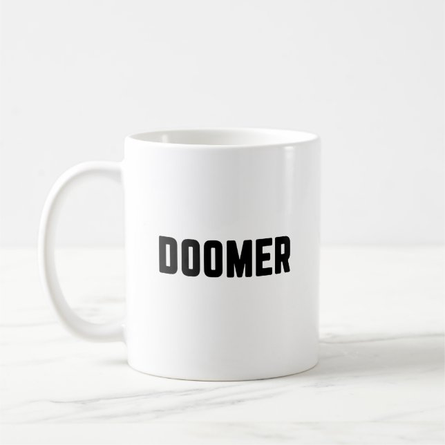 Caneca De Café Doomer (Esquerda)