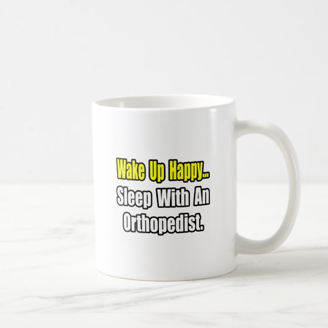 Caneca De Café Dormir com um ortopedista (Direita)