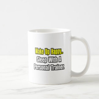 Caneca De Café Dormir Com Um Treinador Pessoal