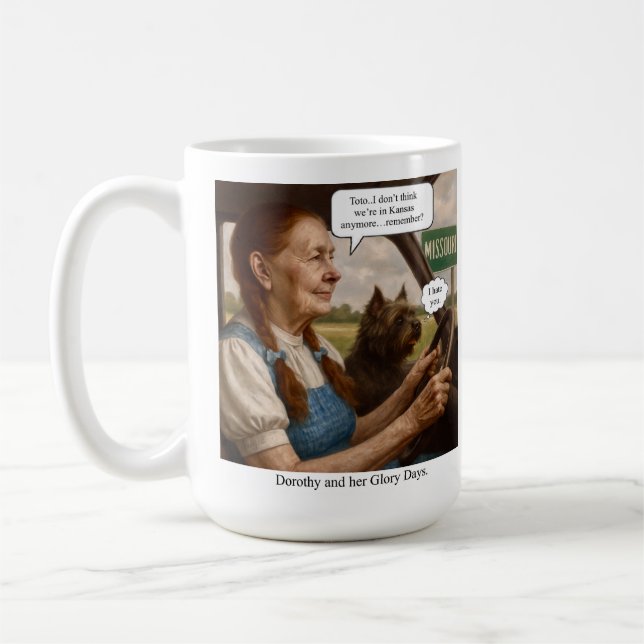Caneca De Café Dorothy e seus dias de glória (Esquerda)