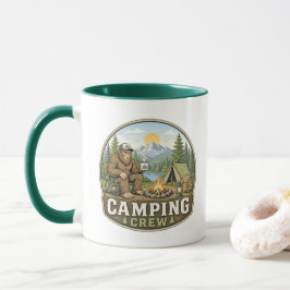 Caneca de Café dos Acampantes - Equipe de Acampame