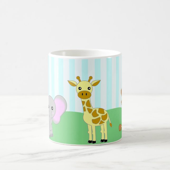 Caneca de café dos animais do bebê (Centro)
