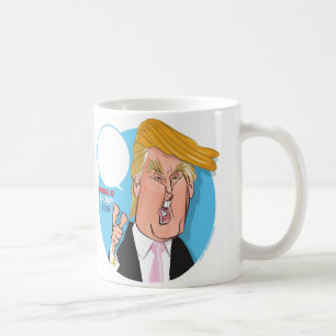 Caneca de café dos desenhos animados de Donald