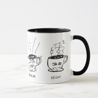 Caneca de café dos desenhos animados do