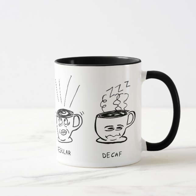 Caneca de café dos desenhos animados do (Direita)