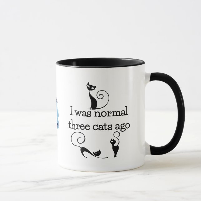 Caneca de café dos gatos do Normal 3 há (Direita)