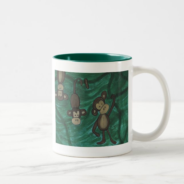 Caneca de café dos macacos (Direita)