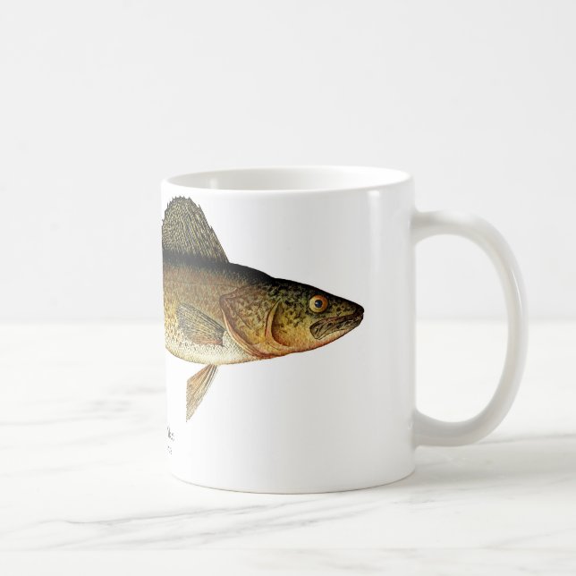 Caneca de café dos peixes de Pike dos Walleye (Direita)