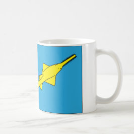 Caneca de café dos peixes do monstro