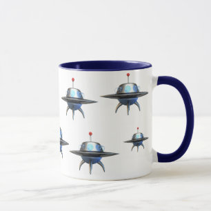 Caneca de café dos pires de vôo