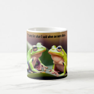 Caneca de Café dos Sapos Bêbados Engraçados
