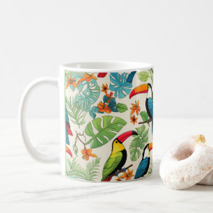 Caneca De Café Dossel de Tucano Tropical