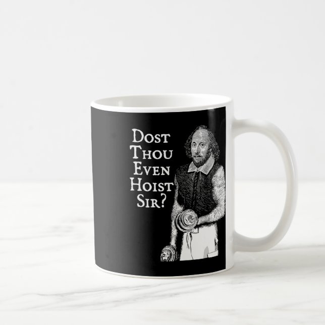 Caneca De Café Dost Embora Içar Mesmo Senhor Treino de Academia E (Direita)
