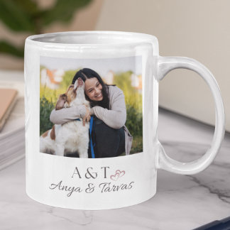 Caneca De Café Double Initial Duo Pet Companion