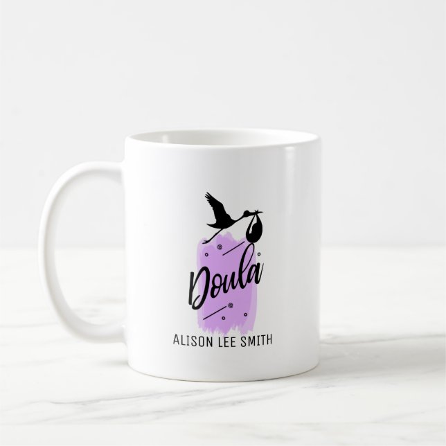 Caneca De Café Doula Birth Coach (Esquerda)