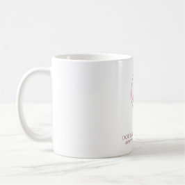 Caneca De Café Doula de Parto em Rose Gold