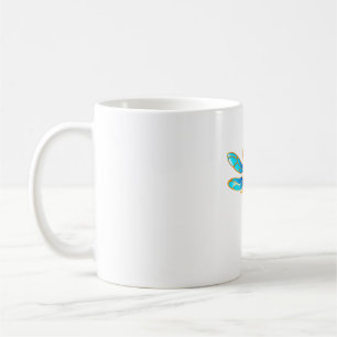 Caneca De Café Dourada joia libélula insetos vip imagem vetorial