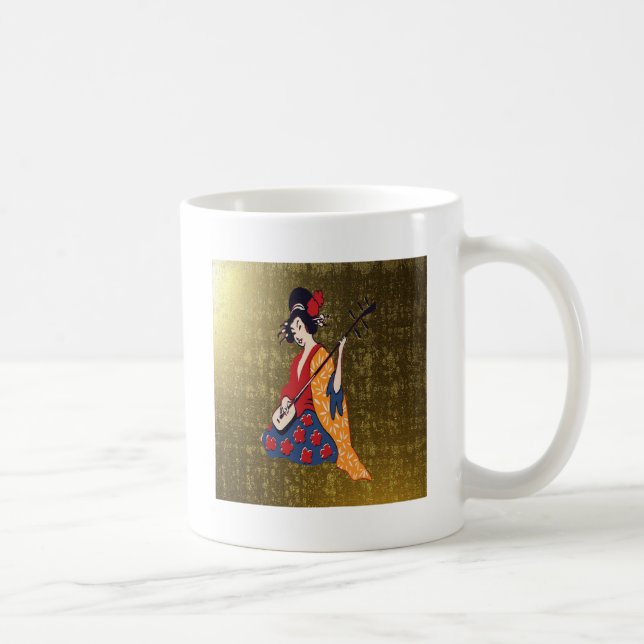 Caneca De Café Dourado japonês (Direita)