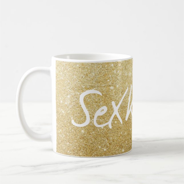 Caneca De Café Dourado Sex Kitten Mug (Esquerda)