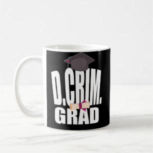 Caneca De Café Doutor Criminologia DCrim Doutorado Graduação Ph