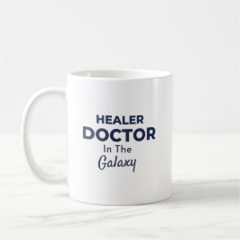 Caneca De Café Doutor Curandeiro na Tipografia da Galáxia Design