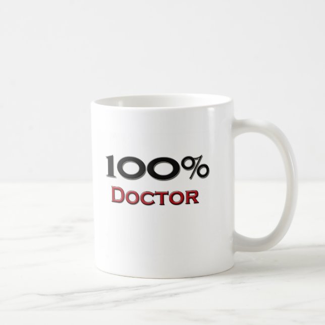 Caneca De Café Doutor de 100 por cento (Direita)