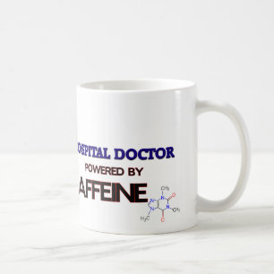Caneca De Café Doutor de hospital psto pela cafeína