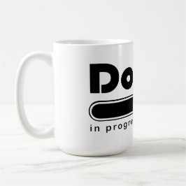 Caneca De Café Doutor Em Andamento Barra De Carregamento Engraçad