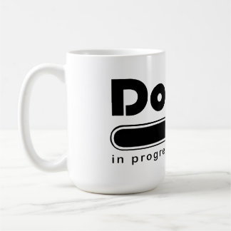 Caneca De Café Doutor Em Andamento Barra De Carregamento Engraçad