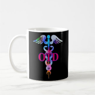 Caneca De Café Doutor Em Terapia Ocupacional Otd Caduceus Gradua