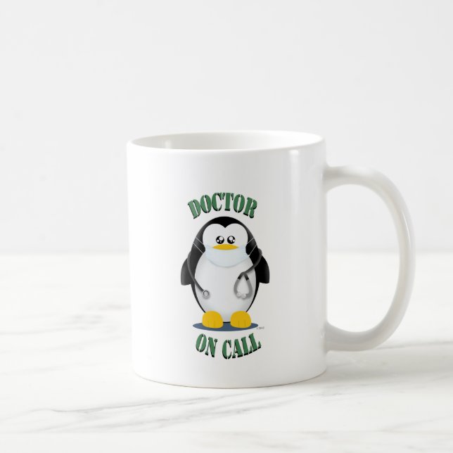 Caneca De Café Doutor no pinguim da chamada (Direita)