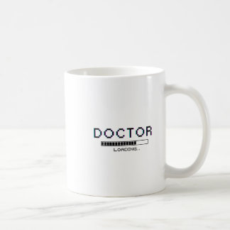 Caneca De Café Doutor Pixel Glitch Carregando Humor