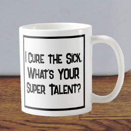 Caneca De Café Doutor Super Talento. Coffee Mug