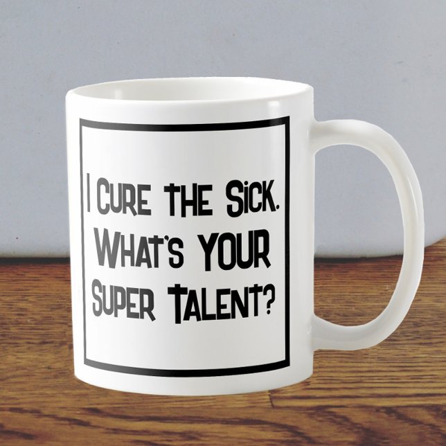 Caneca De Café Doutor Super Talento. Coffee Mug (Criador carregado)