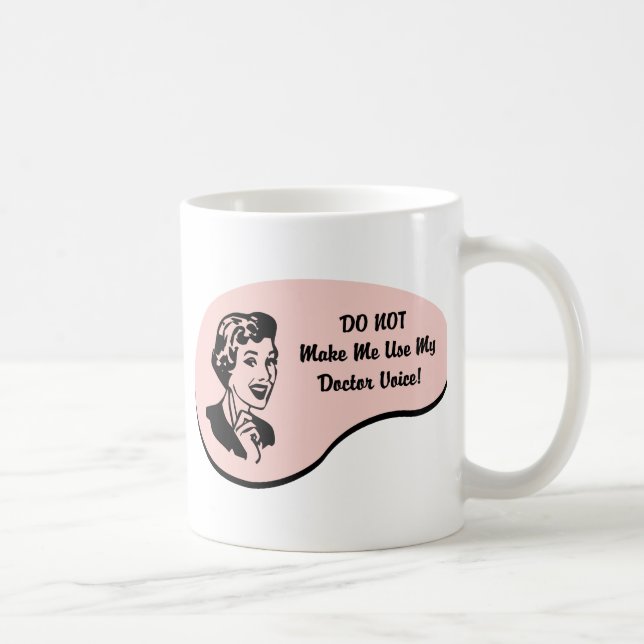 Caneca De Café Doutor Voz (Direita)